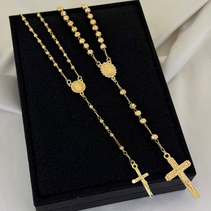 2 Rosarios en Oro Laminado 18k para Pareja