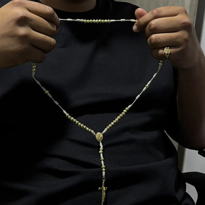 Rosario Imperial en Oro Laminado 18k | Tejido a Mano + Envío Gratis
